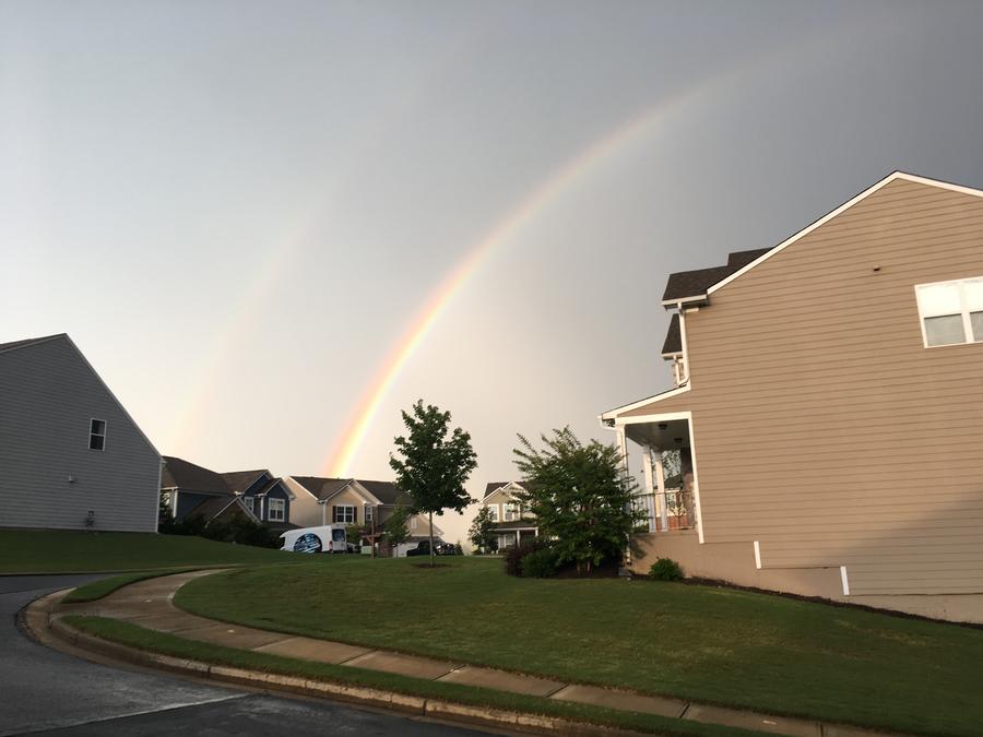 Double Rainbow In Sugar Hill Georgia