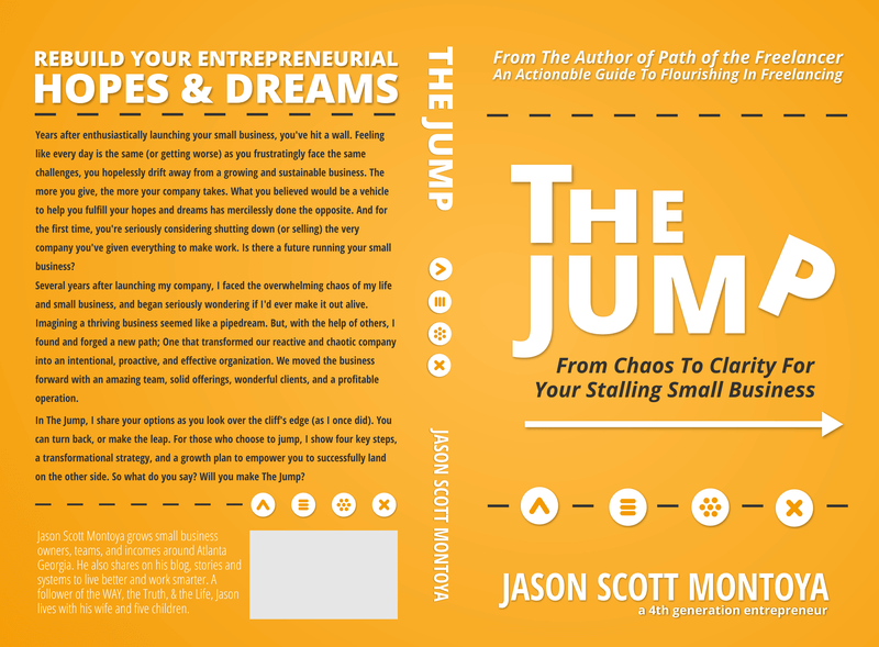 the jump book cover for small business owners