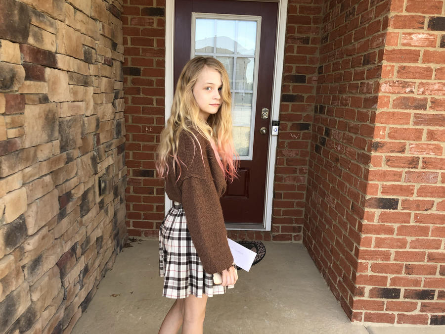 Madison delivering letters