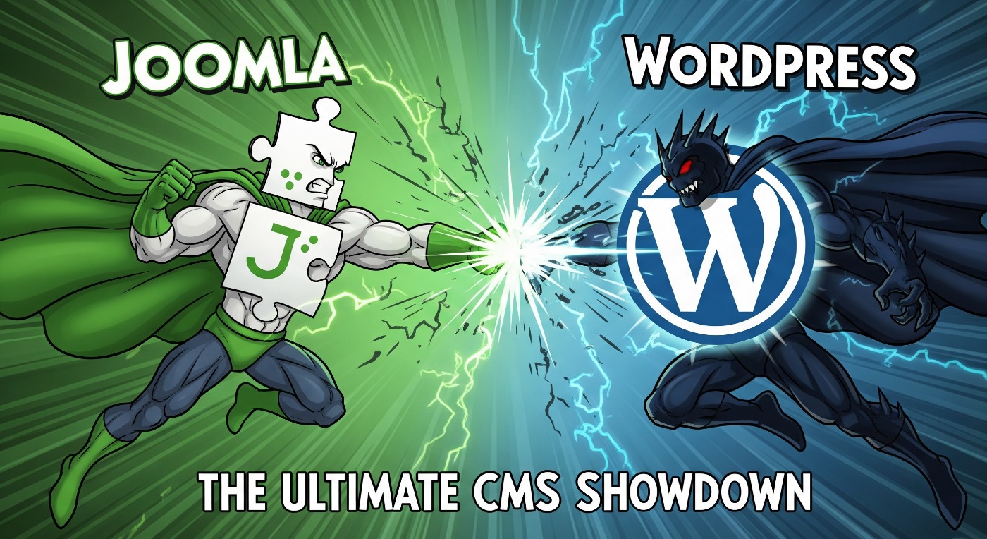 Joomla v wordpress showdown