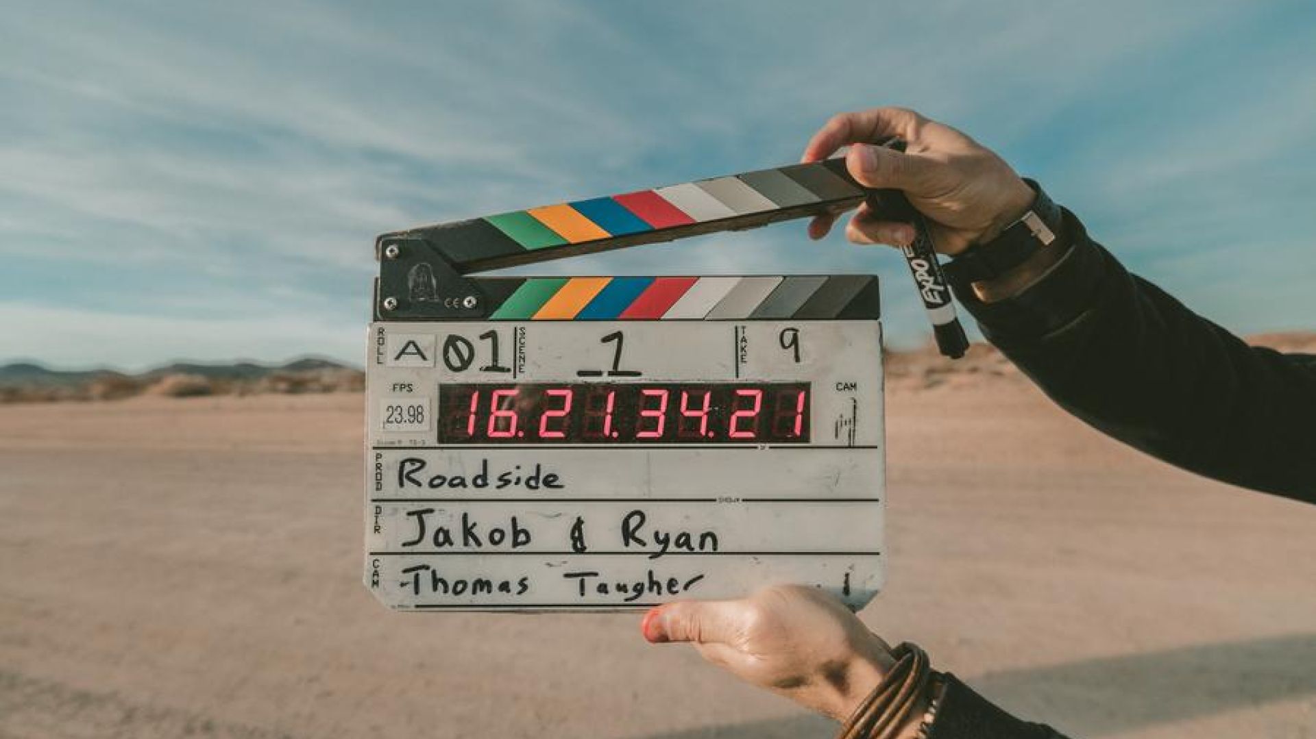Movie Set Clacker Action