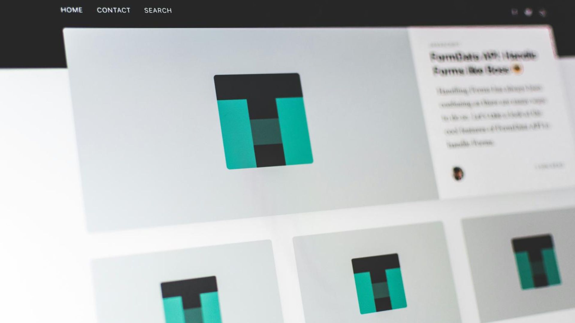 graphic design of a web page screenshot