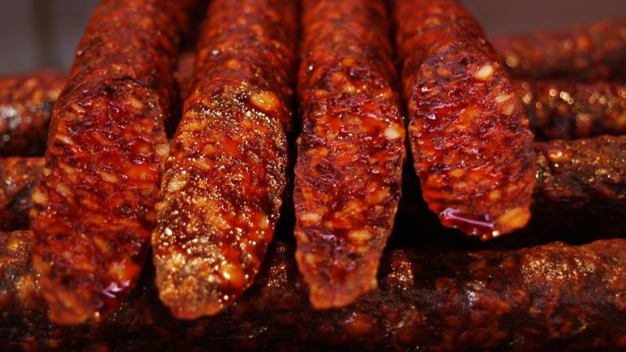sausage stacked