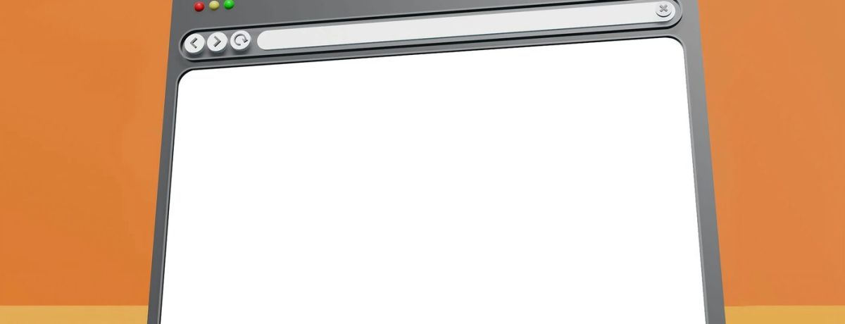 graphic, blank webpage