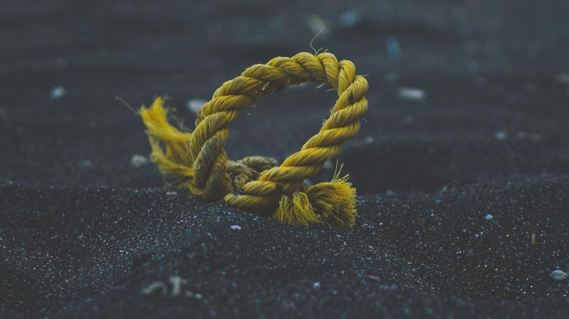 Rope Anchored to sand