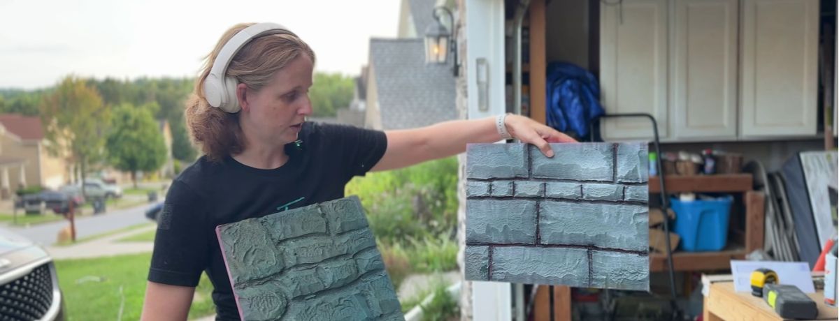 foam brick wall for cargo van