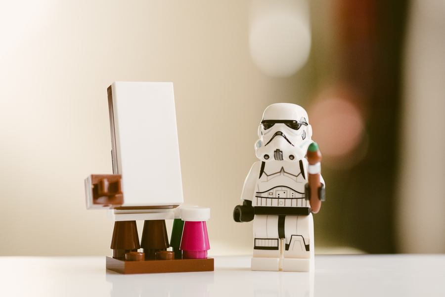 Star Wars Storm Trooper Painting