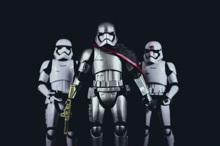 Star Wars Storm Troopers & Captain Phasma