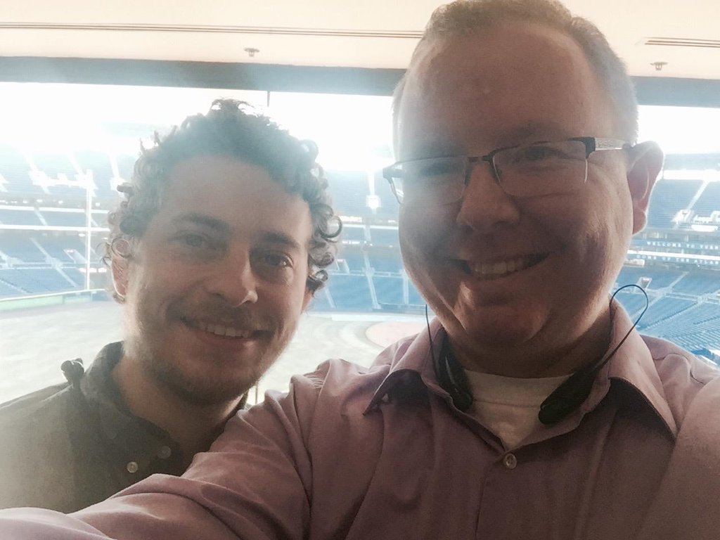 Jason Montoya & Jim Karwisch At Turner Field