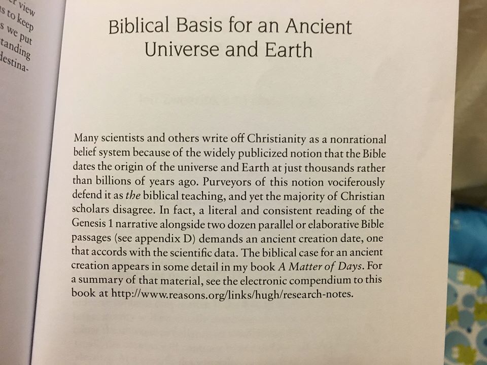 Book Excerpt: Biblical Basis for an ancient Universe & Earth