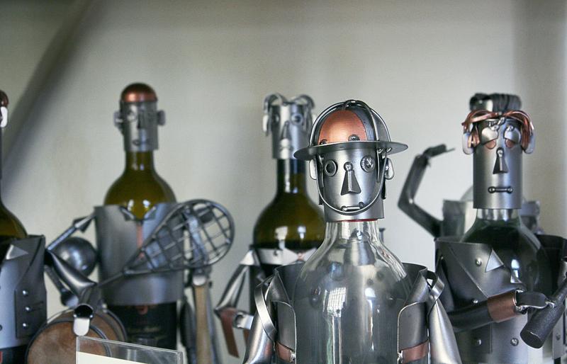 Bottles as robots
