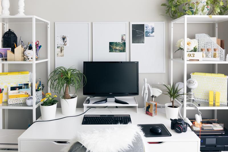 Clean Organized Simple Work Desk