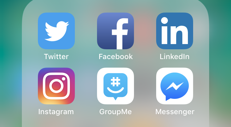 social media apps on iphone