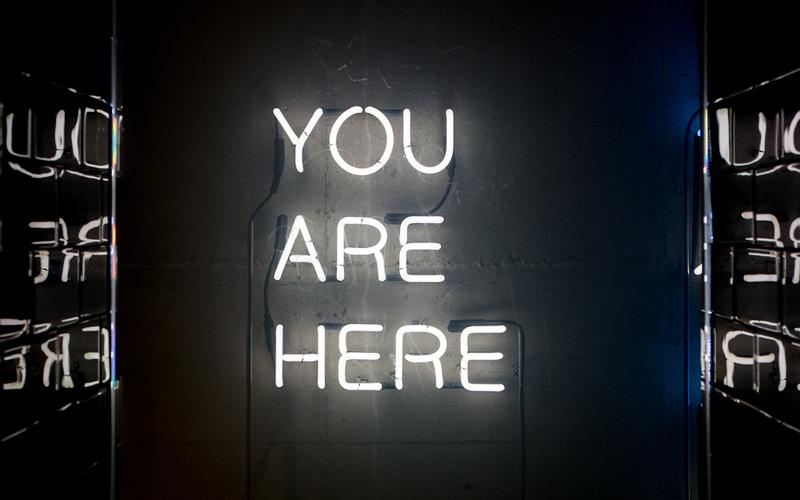 You Are Here Sign