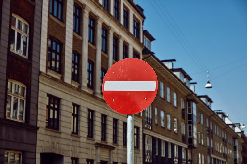 Negative Red Sign