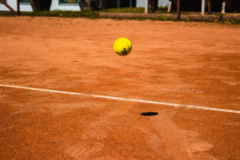 bouncing tennis ball, freedom