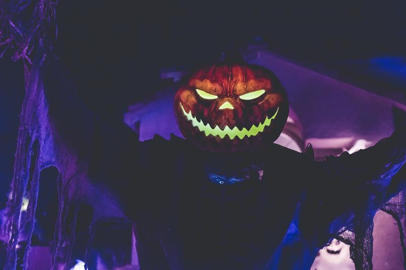 pumpkin monster head