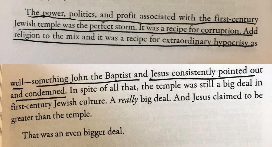Jesus challenges corrupt temple system