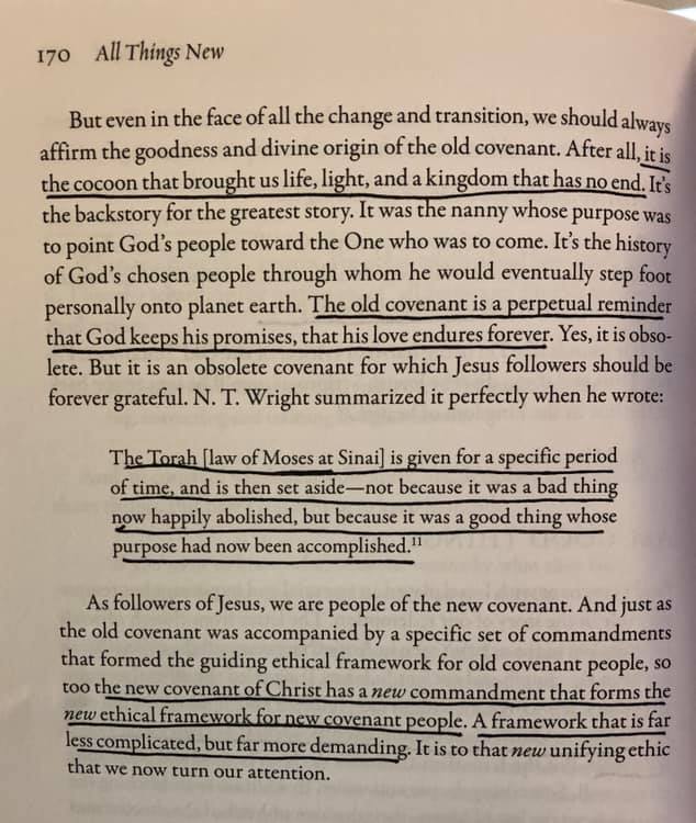 Old covenant nt wright