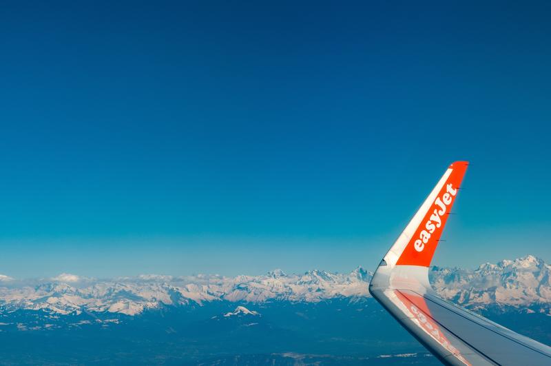 Easy Jet Sky view mountains