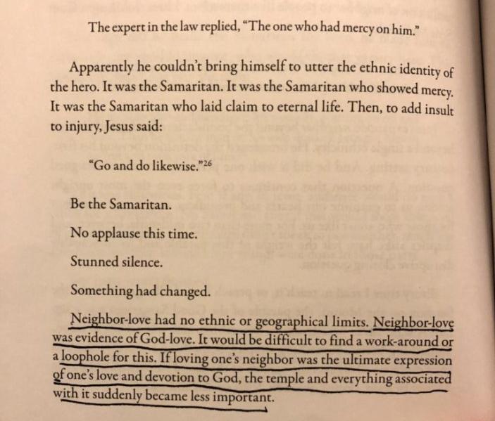 the good Samaritan - neighbor love