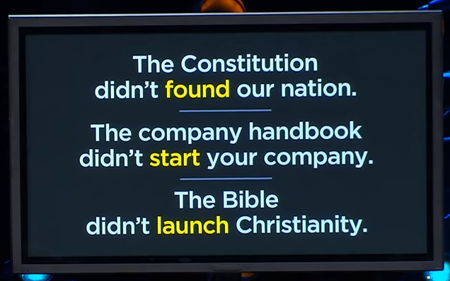 the Bible didn't launch Christianity