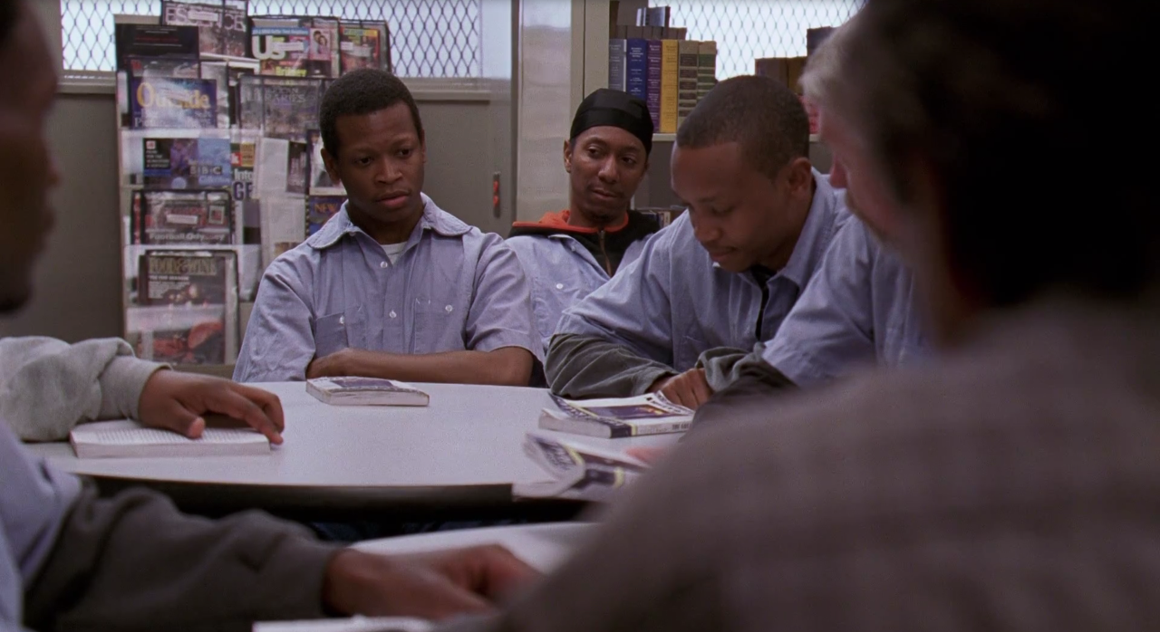 the wire, gatbsy scene with D'Angelo