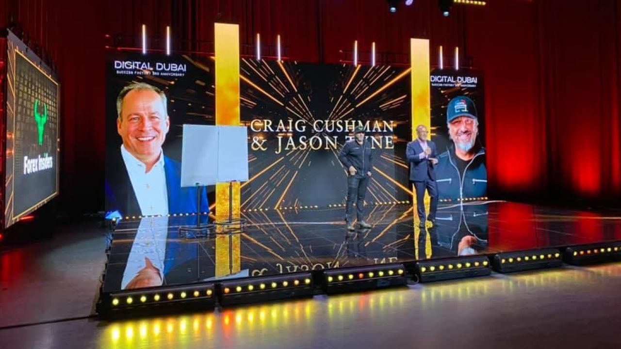 jason tyne with craig cushman at an event