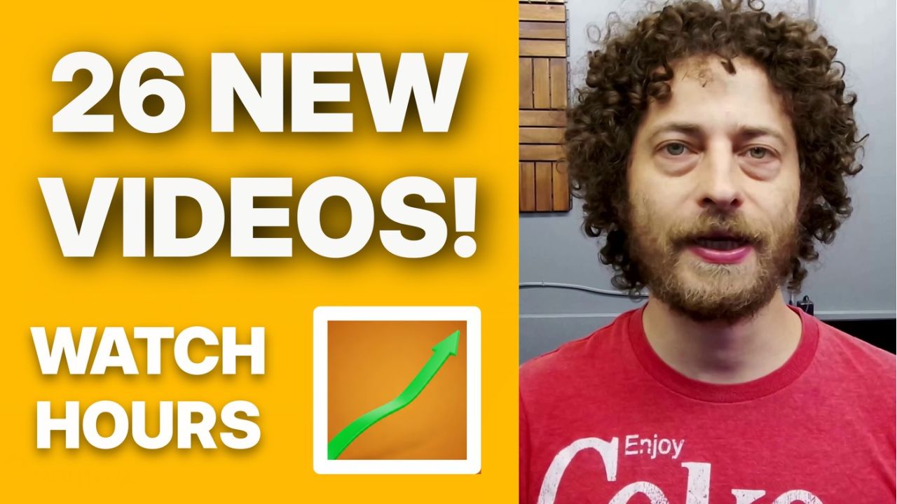 youtube report, 26 new videos