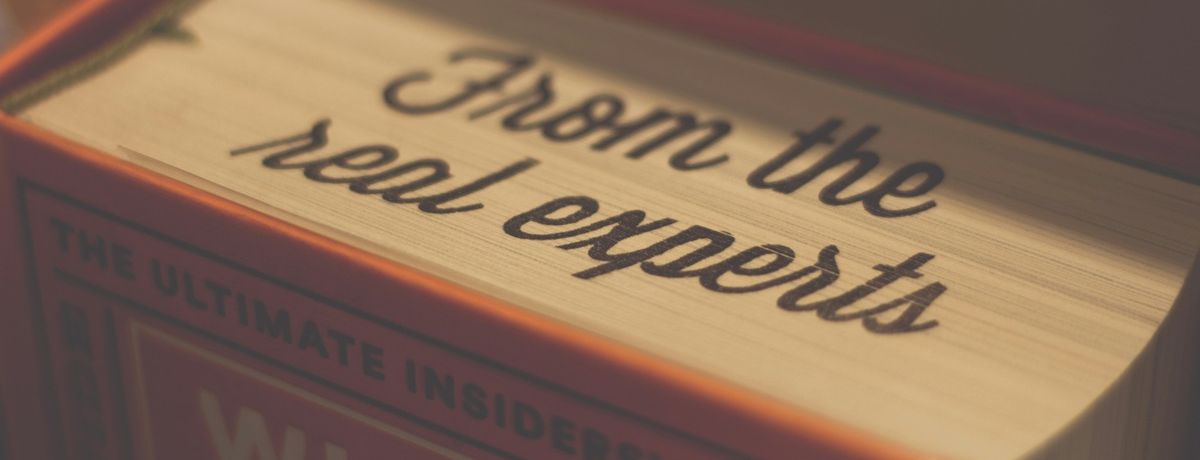 from the real experts