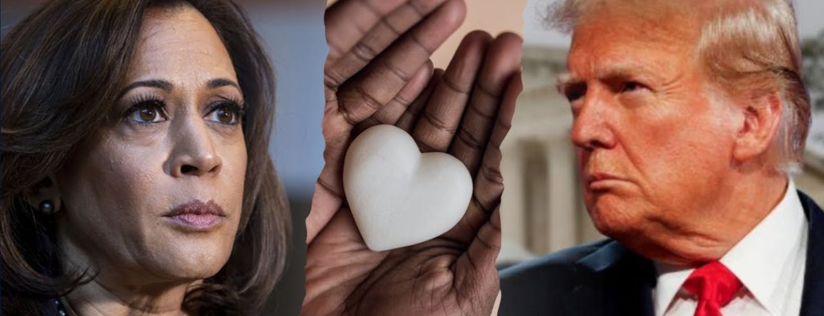 harris, trump, and the Beattiudes, Blessed Are the pure in heart