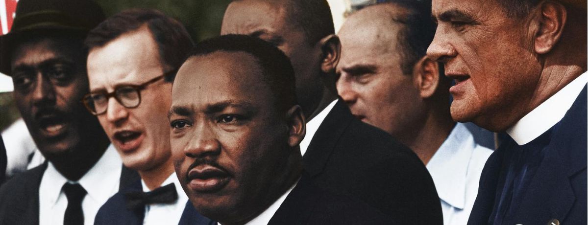 "[Civil Rights March on Washington, D.C. [Dr. Martin Luther King, Jr. and Mathew Ahmann in a crowd.], 8/28/1963"