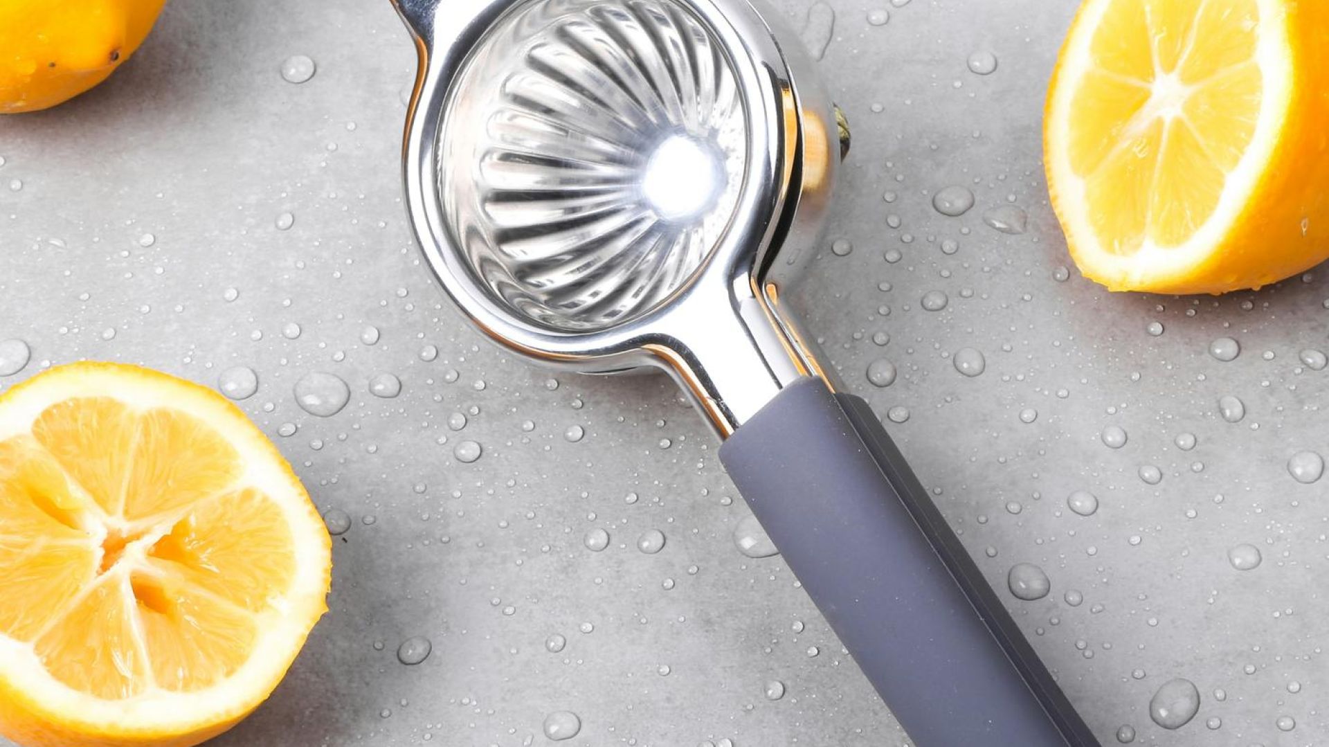 orange squeezer on table