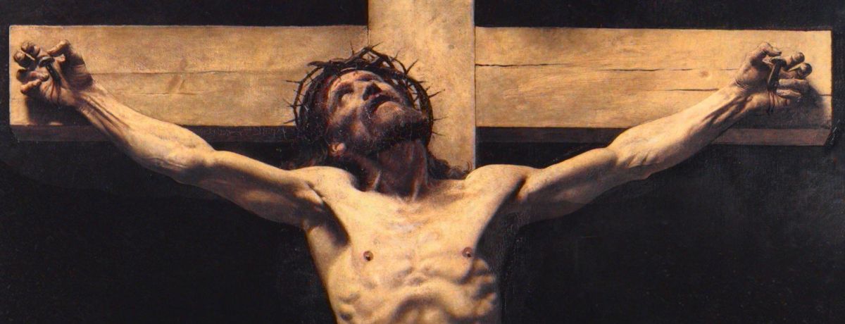 jesus crucified painting