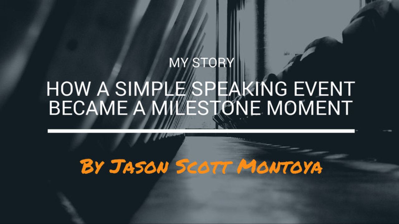 How A Simple Speaking Event Became A Milestone Moment