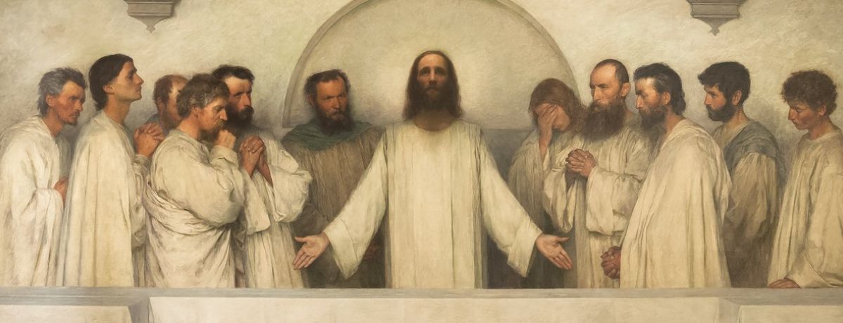 La Prière Sacerdotale (The high priestly Prayer) 1900-1 by Eugène Burnand