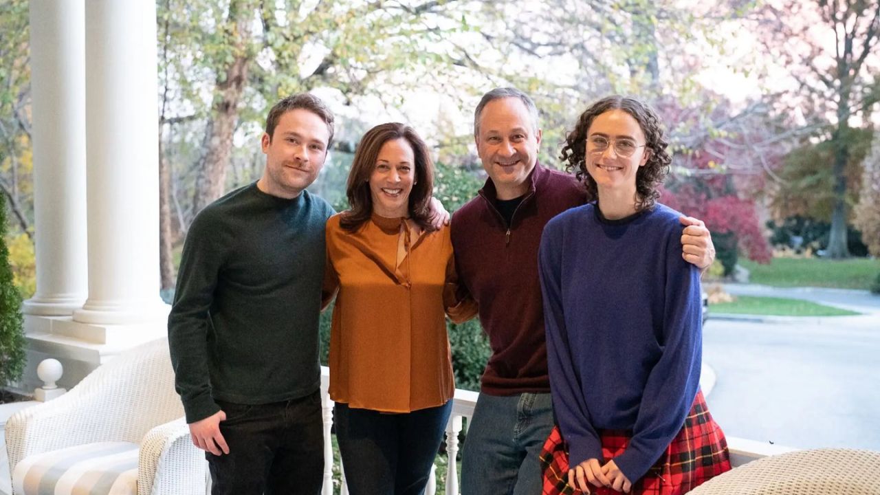 family of kamala harris