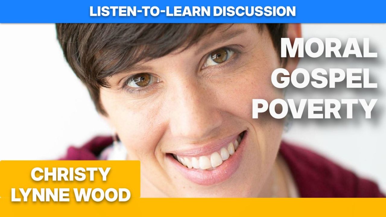 christy lynn wood moral gospel poverty promo graphic