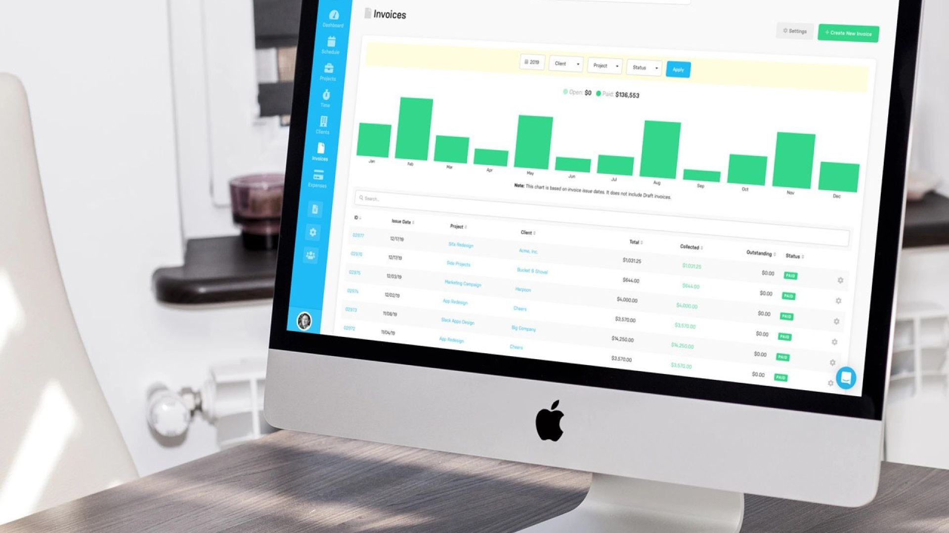 harpoon invoicing software screenshot