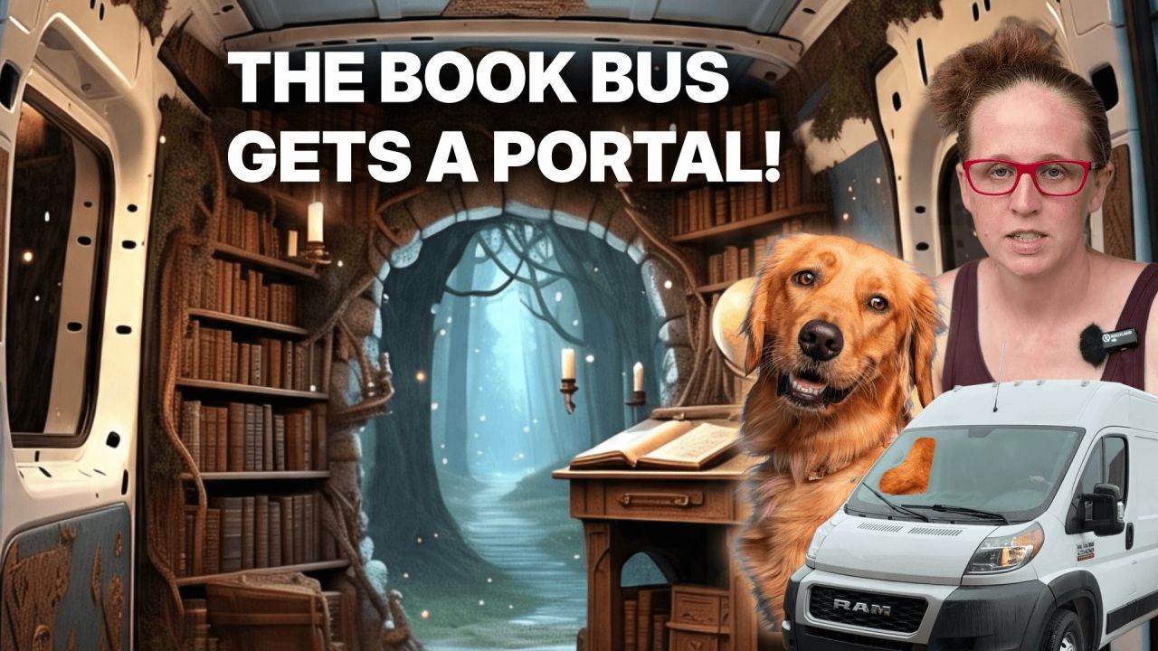 the book bus gets a portal!