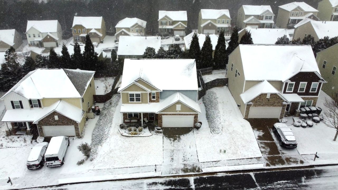 atlanta snow drone