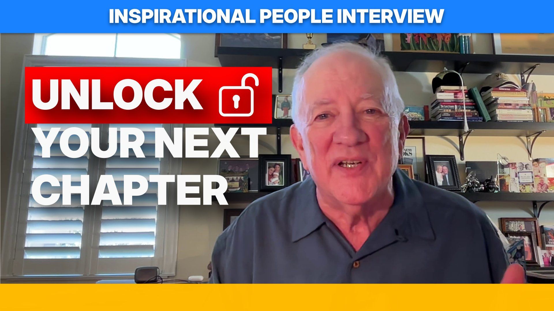 unlock your next chapter, podcast episode promo, jim gregory