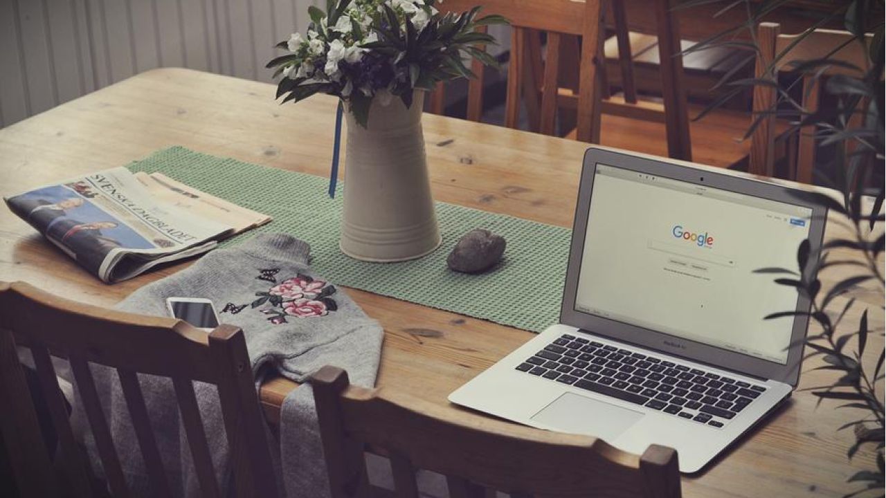 Laptop Computer With Google Search