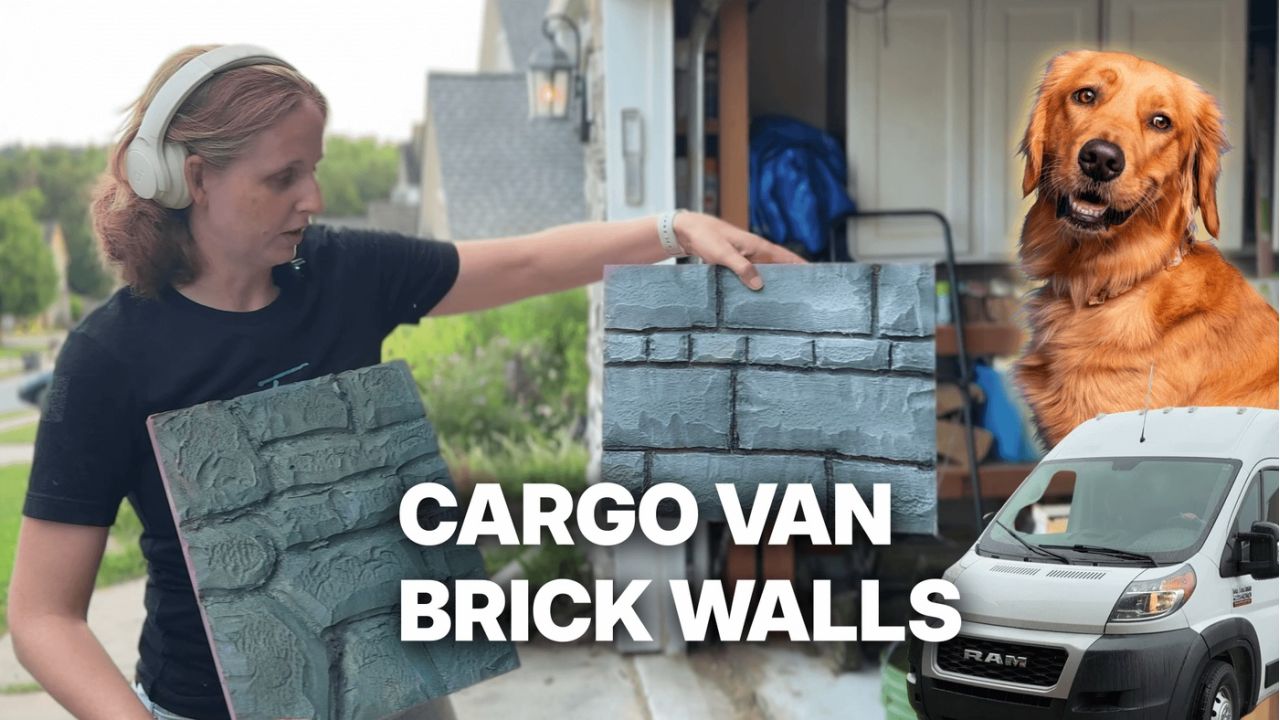 foam brick wall for cargo van