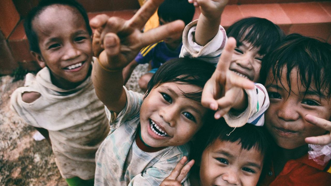 happy smiling kids
