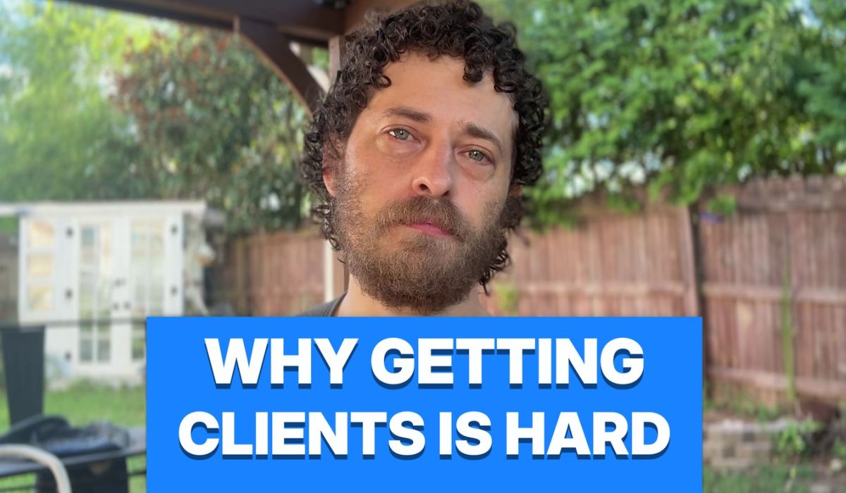 why getting freelance clients is hard
