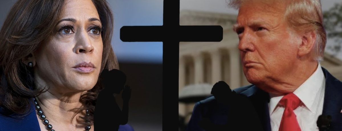 harris, trump, and the Beattiudes, blessed meek