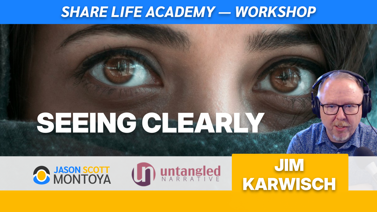 Woman looking at the camera with a face covering