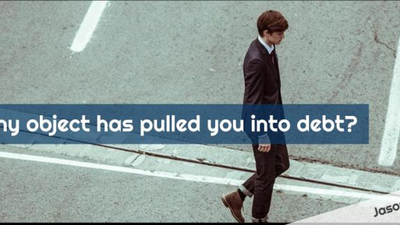 man walking across street, debt question