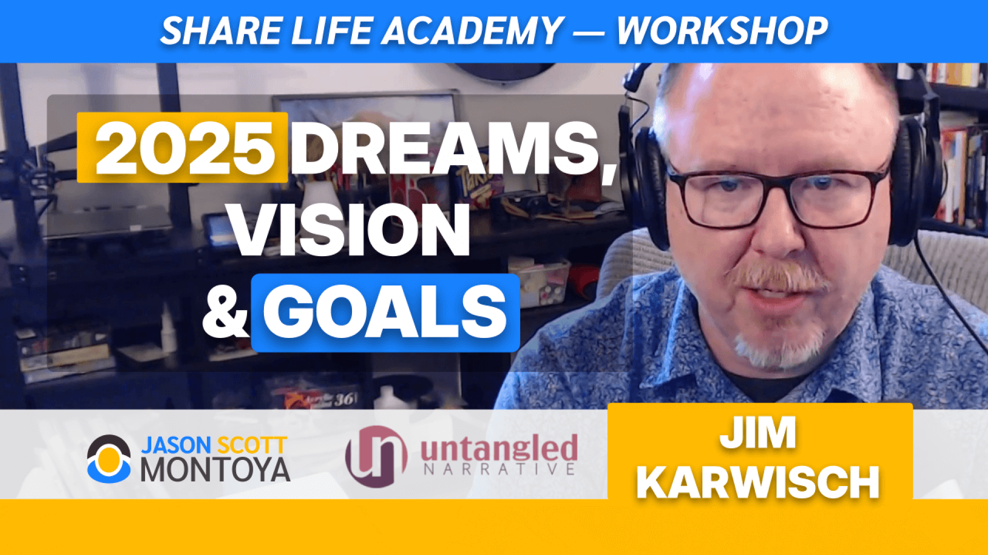 2025 Dreams, Vision, & Goals workshop promo graphic